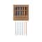 Hello Honey® 6-Piece Multicolor Glass Cocktail Stir Stick Set with Stripes